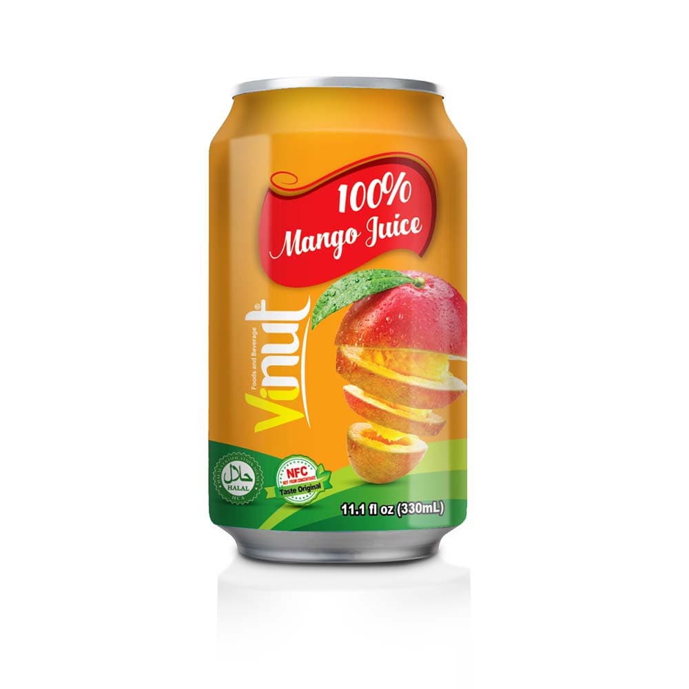 VINUT Suco 100% Manga, Lata 11.1 fl oz (330 mL)