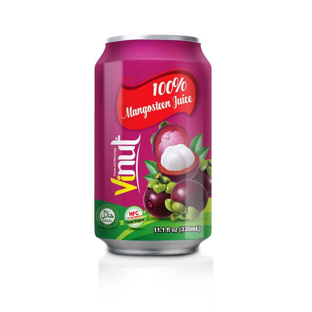 VINUT Suco 100% Mangostão, Lata 11.1 fl oz (330 mL)