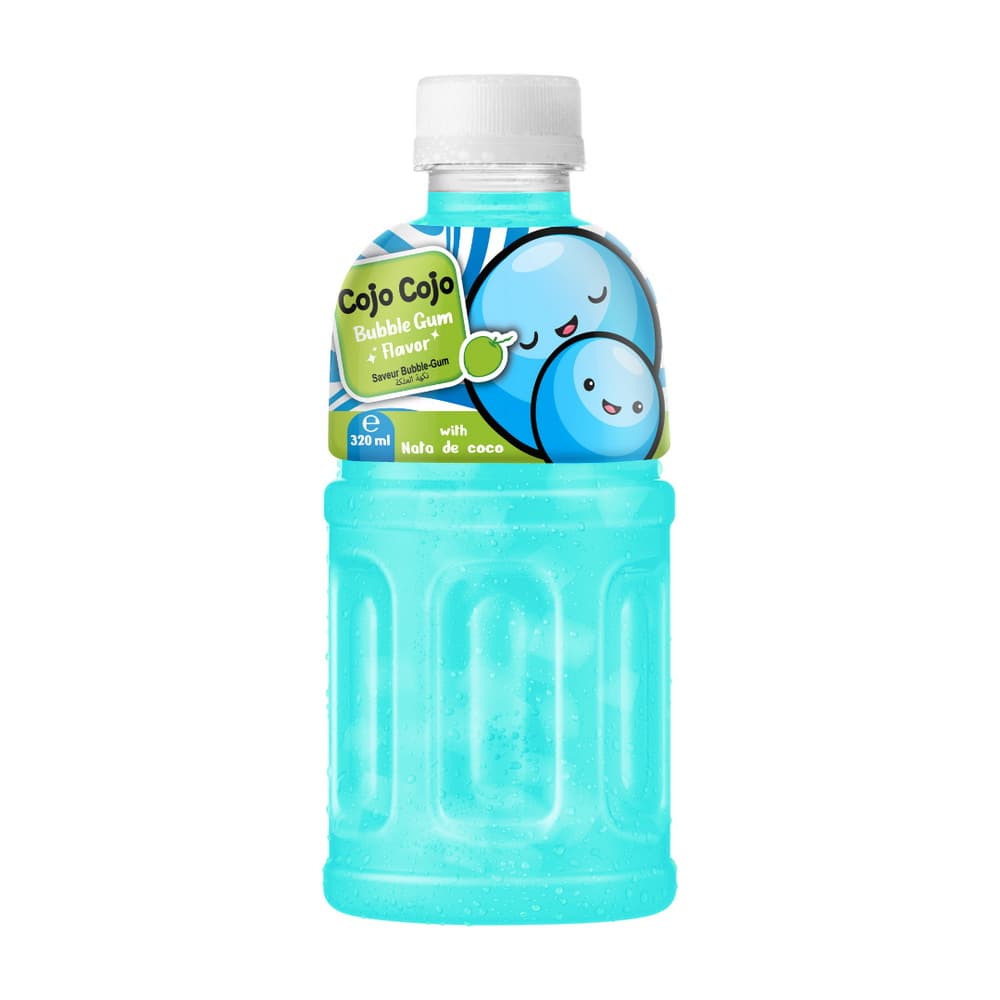 VINUT Bebida Sabor Chiclete com Nata de Coco Garrafa PET 320 mL
