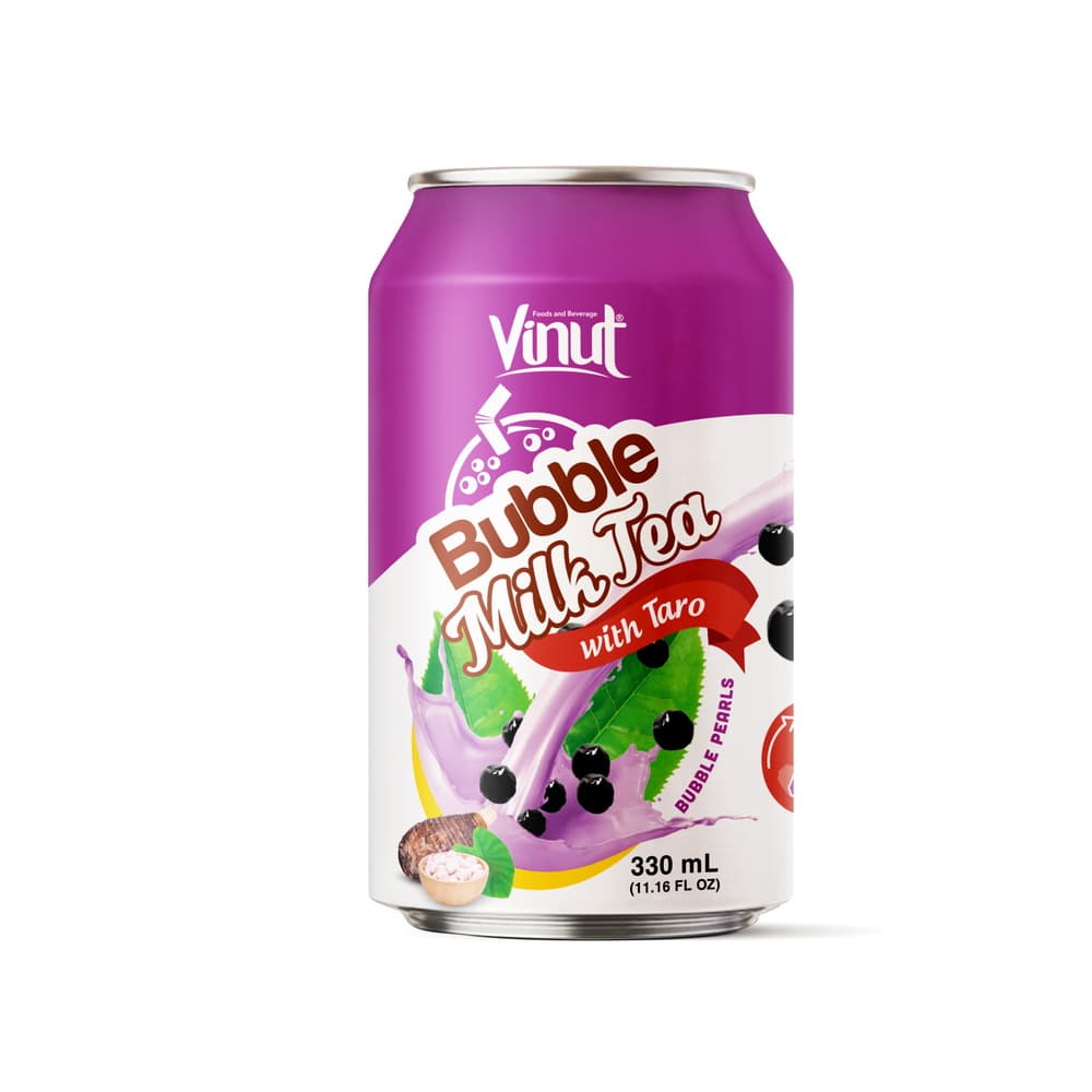 VINUT Bubble Tea Sabor Taro, Lata, 11.16 fl oz 330 mL