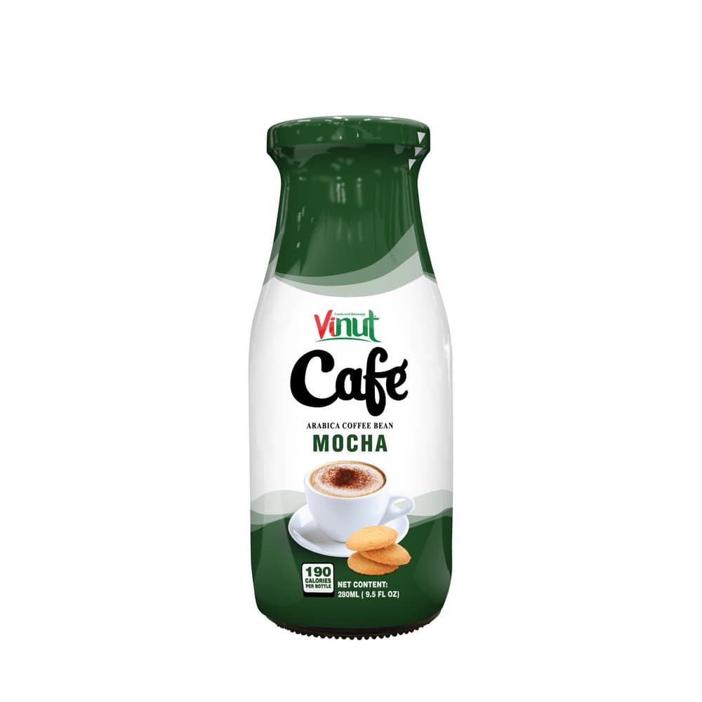 VINUT Café Mocha com Café Arábica, Garrafa 9.5 fl oz 280 mL