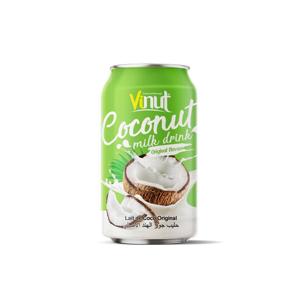 VINUT Bebida de Leite de Coco Sabor Original, Lata 330 mL