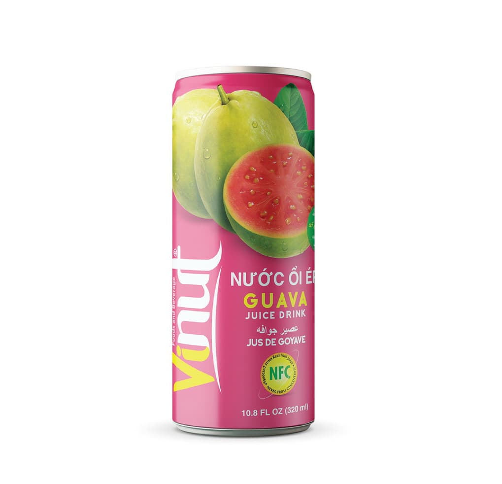 Vinut Guava Juice Drink, NFC, Can, 10.8 fl oz 320 mL
